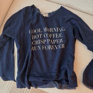 Wildfox Navy Sweatshirt